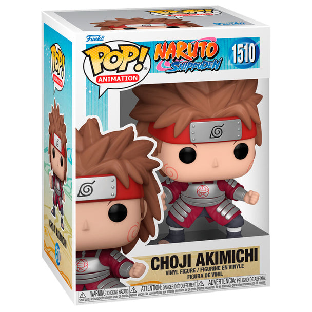 Figurine Funko POP Choji Akimichi de Naruto Shippuden en vinyle de 9 cm avec boîte vitrine