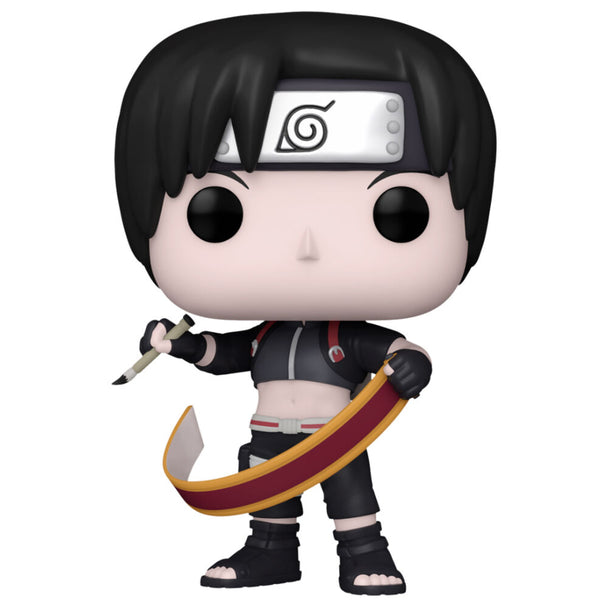 Packaging fenêtre de la figurine Funko POP Sai Naruto Shippuden montrant le personnage en détail