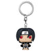 Porte-clés Funko Pocket POP représentant Itachi Uchiha de Naruto Shippuden en vue de face avec détails précis