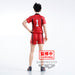 Profil latéral de la figurine Haikyu!! Tetsuto Kuroo montrant les détails du costume
