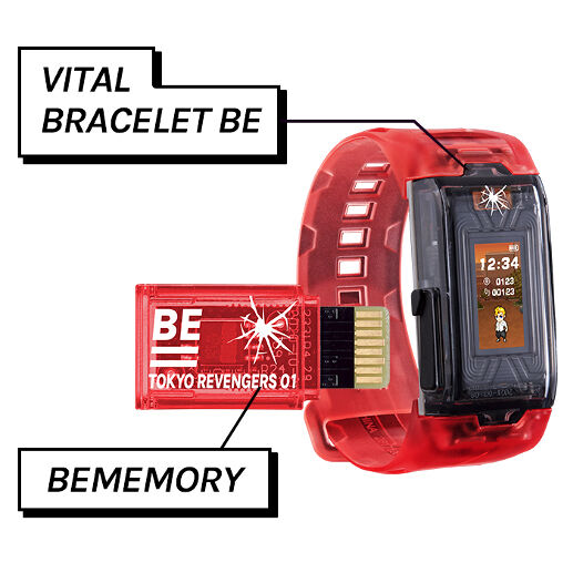 Bracelet Vital Tokyo Revengers Be Special vu de face avec design détaillé et couleurs vives