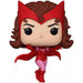 Vue rapprochée de la figurine Scarlet Witch Funko POP montrant son design unique et sa finition soignée