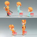 Profil gauche de la figurine Zenitsu Agatsuma Demon Slayer en plastique PVC
