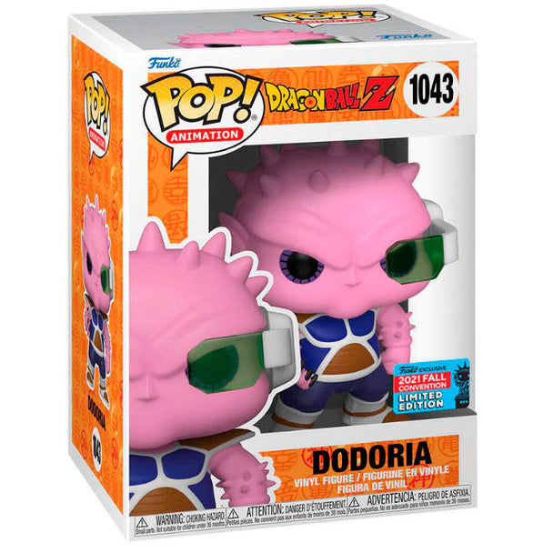 Figurine Funko POP Dodoria Dragon Ball Z en vinyle de 9 cm dans sa boîte vitrine exclusive