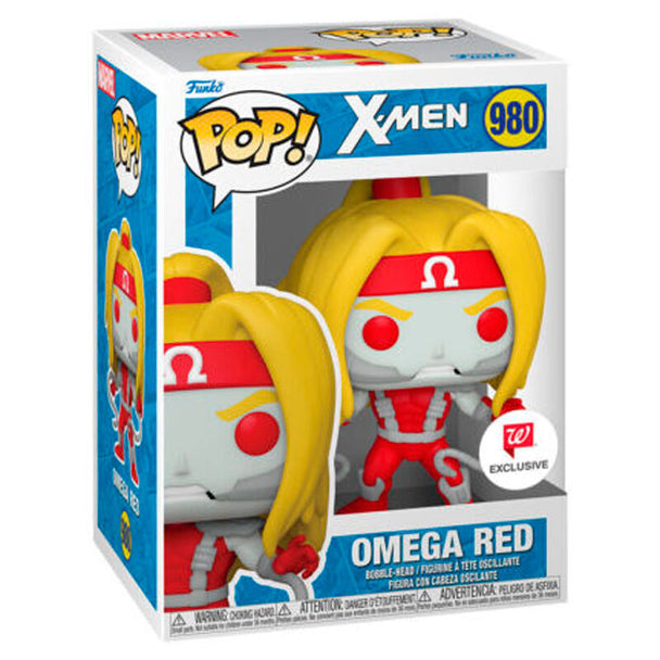 Figurine Funko POP Marvel X-Men Omega Red exclusive en vinyle de 9 cm dans sa boîte vitrine