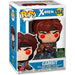 Figurine Funko POP exclusive de Gambit des X-Men en vinyle 9cm, présentée dans sa boîte vitrine avec fenêtre transparente