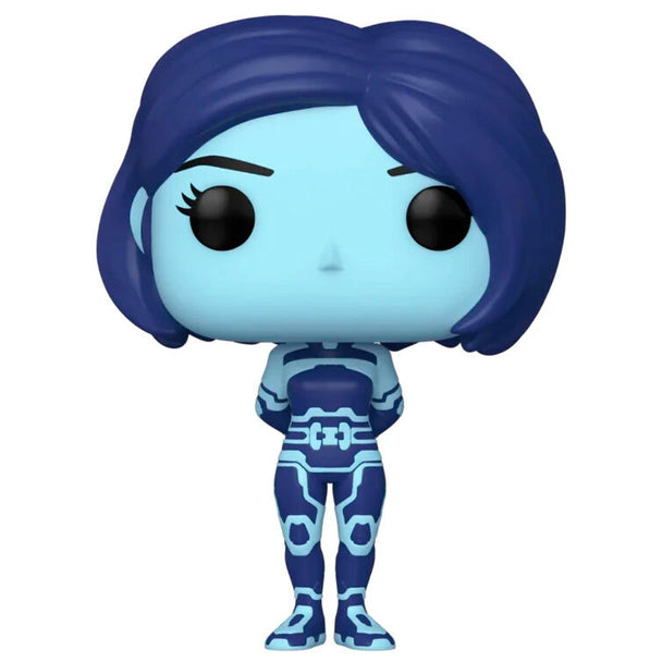 Vue rapprochée de la figurine Funko POP Halo Infinite The Weapon exclusive montrant les détails du design