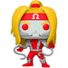 Vue de face de la figurine Funko POP Omega Red Marvel X-Men avec détails soignés et emballage d'origine