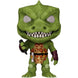 Détail de la figurine Funko POP Star Trek Gorn exclusive montrant ses couleurs et textures vinyl