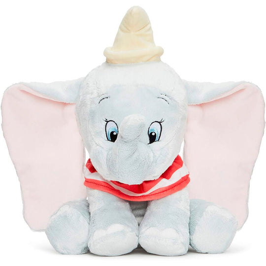 Gros plan sur la texture douce et les détails soignés de la peluche Dumbo SIMBA