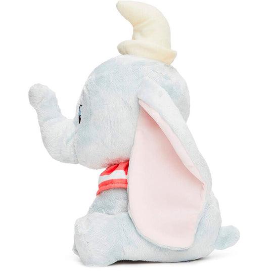Peluche Dumbo Disney de profil montrant sa taille compacte et son design fidèle