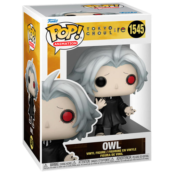 Boîte cadeau avec fenêtre transparente contenant la figurine Funko POP Tokyo Ghoul:re Owl