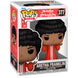 Vue rapprochée de la figurine Funko POP Aretha Franklin dans sa boîte collector avec détails colorés