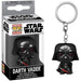 Zoom sur la figurine Darth Vader du porte-clés Pocket POP Star Wars montrant son casque noir emblématique