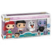 Pack exclusif Funko POP La Petite Sirène avec Ariel, Eric, Scuttle et Ursula en figurines détaillées
