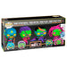 Pack de 4 figurines Funko POP Marvel What If...? en version zombies Black Light avec Captain America et Iron Man.