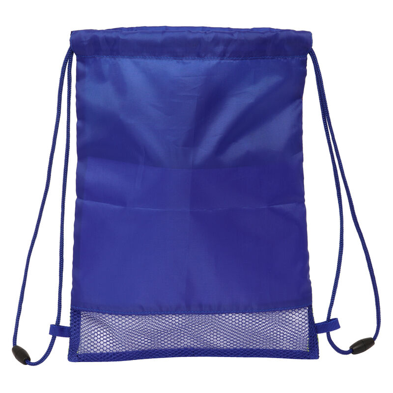 Détail de la poche intérieure zippée du sac Bluey SAFTA pour un rangement sécurisé