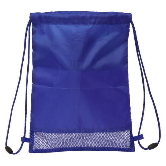 Détail de la poche intérieure zippée du sac Bluey SAFTA pour un rangement sécurisé