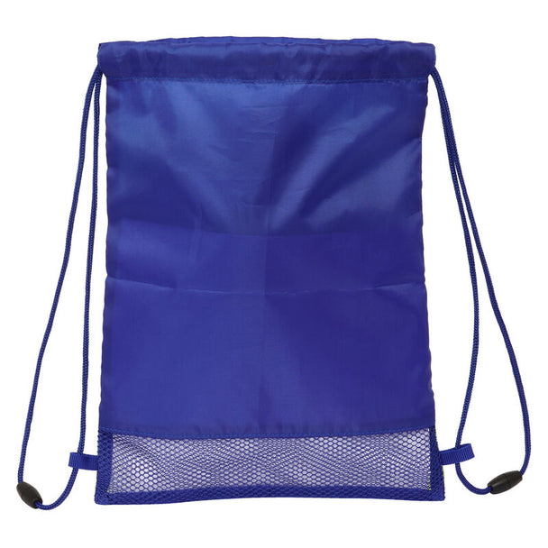 Détail de la poche intérieure zippée du sac Bluey SAFTA pour un rangement sécurisé