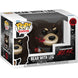 Vue latérale de la figurine Cocaine Bear Funko POP montrant son design unique et coloré.