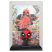 Détail de la figurine Funko POP Deadpool Comic Cover Marvel 2025 montrant les couleurs et le design unique