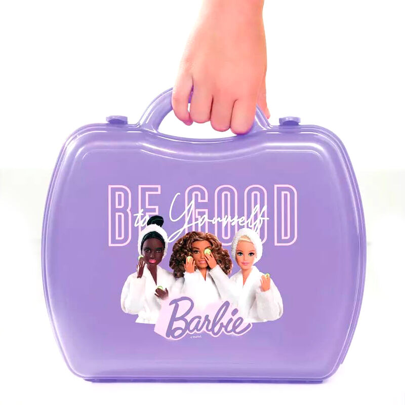 Bracelets perlés et bagues colorées inclus dans le set Barbie Bien-être et beauté