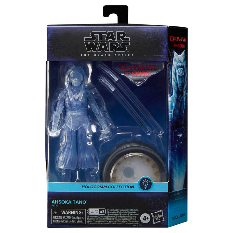Figurine articulée Ahsoka Tano 15cm en position dynamique avec sabres laser