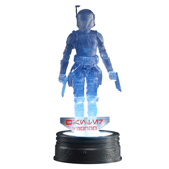 Vue arrière de la figurine Bo-Katan Kryze articulée HASBRO, soulignant les détails et la finition de haute qualité