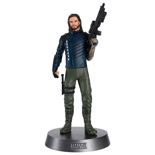Figurine Winter Soldier Marvel Avengers à l'échelle 1:18 vue de face avec détails précis