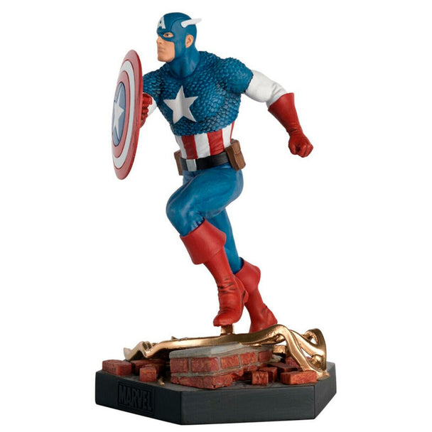 Figurine Marvel VS Captain America vue de face avec détails précis et couleurs vives