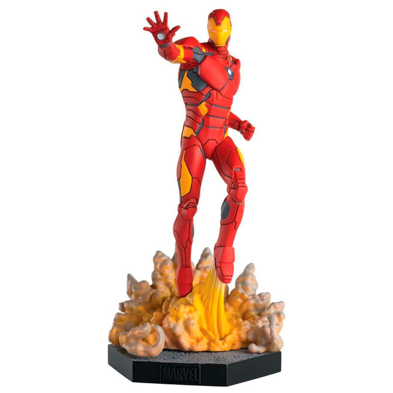 Figurine Marvel VS. Iron Man en gros plan montrant les détails précis de l'armure à l'échelle 1:16