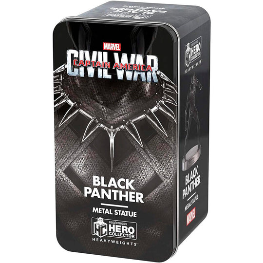 Photo détaillée des textures et finitions de la figurine Black Panther Marvel Civil War