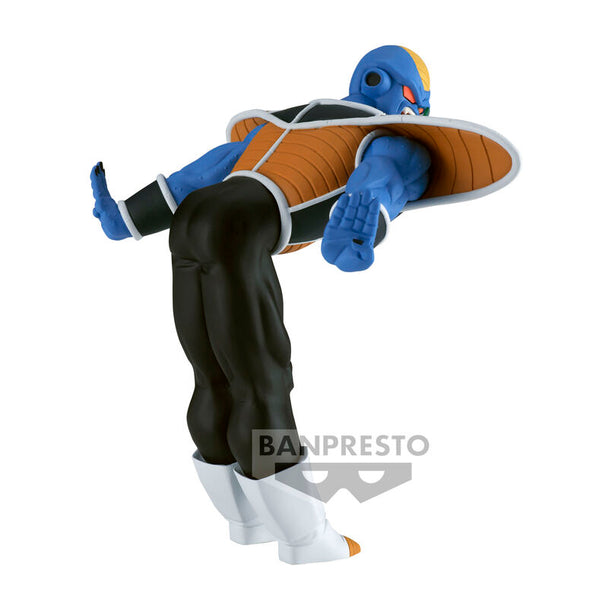 Figurine Ginyu Burter Dragon Ball Z vue de face avec détails précis et couleurs vives
