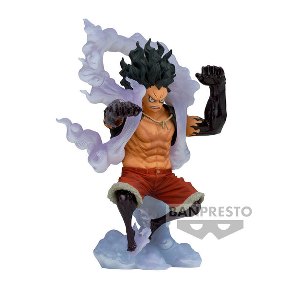 Figurine Monkey D Luffy King of Artist BANPRESTO vue de face avec détails soignés