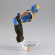 Profil gauche de la figurine Ginyu Burter 14cm BANPRESTO avec posture dynamique