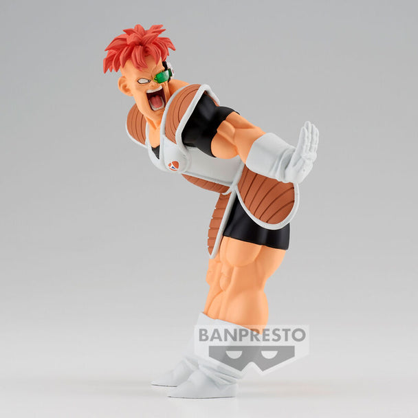Profil gauche de la figurine Ginyu Recoome BANPRESTO haute de 14cm