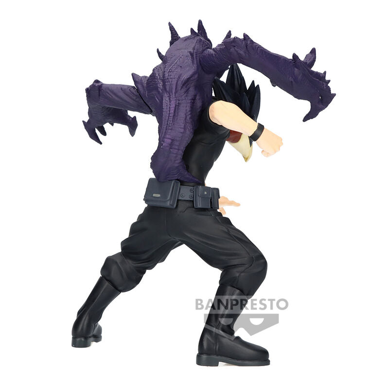 Vue arrière de la figurine Tokoyami Fumikage montrant la qualité des finitions et le design