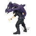 Zoom sur le visage et les détails de la figurine Tokoyami Fumikage My Hero Academia 13cm