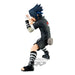 Présentation de la figurine Sasuke Uchiha III sur socle, parfaite pour une collection Naruto Shippuden