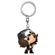 Détail du porte-clés Stranger Things Pocket POP Eddie montrant les couleurs et textures du produit