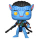 Détail de la figurine Funko POP Jake Sully en vinyle, édition Avatar The Way of Water, vue de face