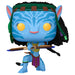 Vue rapprochée de la figurine Funko POP Neytiri en vinyle, détaillée et colorée, parfaite pour les collectionneurs d'Avatar