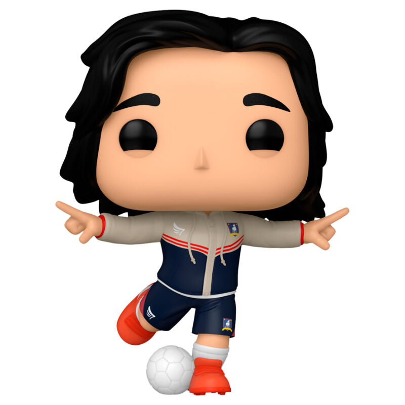 Packaging de la figurine Funko POP Ted Lasso Dani Rojas avec fenêtre transparente, idéale pour les collectionneurs.