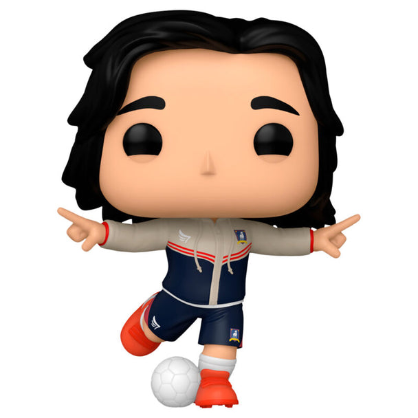Packaging de la figurine Funko POP Ted Lasso Dani Rojas avec fenêtre transparente, idéale pour les collectionneurs.