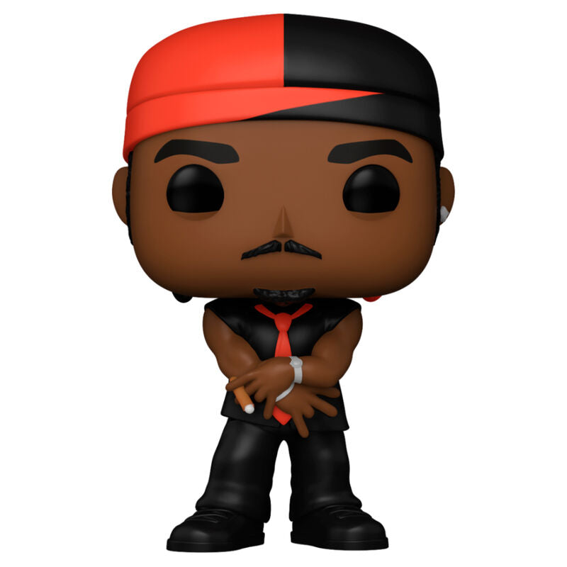 Zoom sur la figurine Funko POP Ja Rule montrant les détails précis et les couleurs vives sur le vinyl