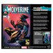 Vue d’ensemble artistique des figurines Wolverine et Lilandra Neramani en scène Marvel