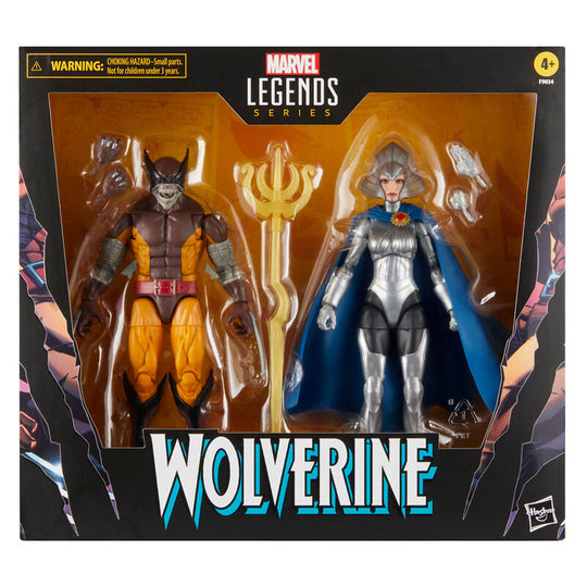 Figurine Wolverine Marvel Legends Series 15cm en pose dynamique avec griffes déployées