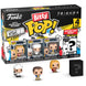 Vue rapprochée du blister 4 figures Bitty POP Friends Phoebe avec boîtier acrylique rigide