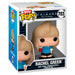 Vue rapprochée d’une figurine Bitty POP Rachel avec socle amovible transparent