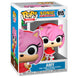 Figurine Funko POP Amy Sonic the Hedgehog de 9cm dans sa boîte vitrine transparente, vue avant.